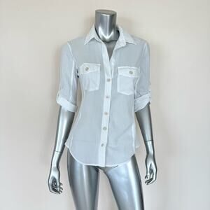 James Perse women cotton blouse size 2 US
